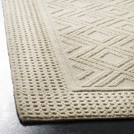 Safavieh 8 x 8 ft. Contemporary Vermont Square Area Rug in Ivory VRM212A-8SQ